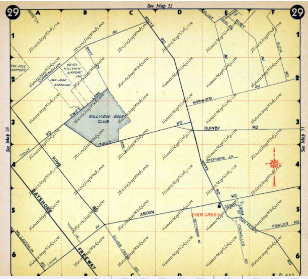 Evergreen - Page 029, Atlas: Santa Clara County 1956, Californi