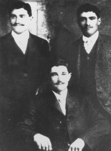 148) Herman, Peter, & John Mirassou, circa 1905